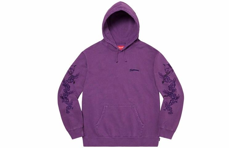 Supreme Dragon Overdyed Hooded Sweatshirt — фото 5
