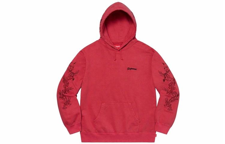Supreme Dragon Overdyed Hooded Sweatshirt — фото 8