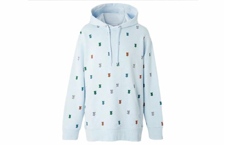 Burberry Hoodie Light Blue