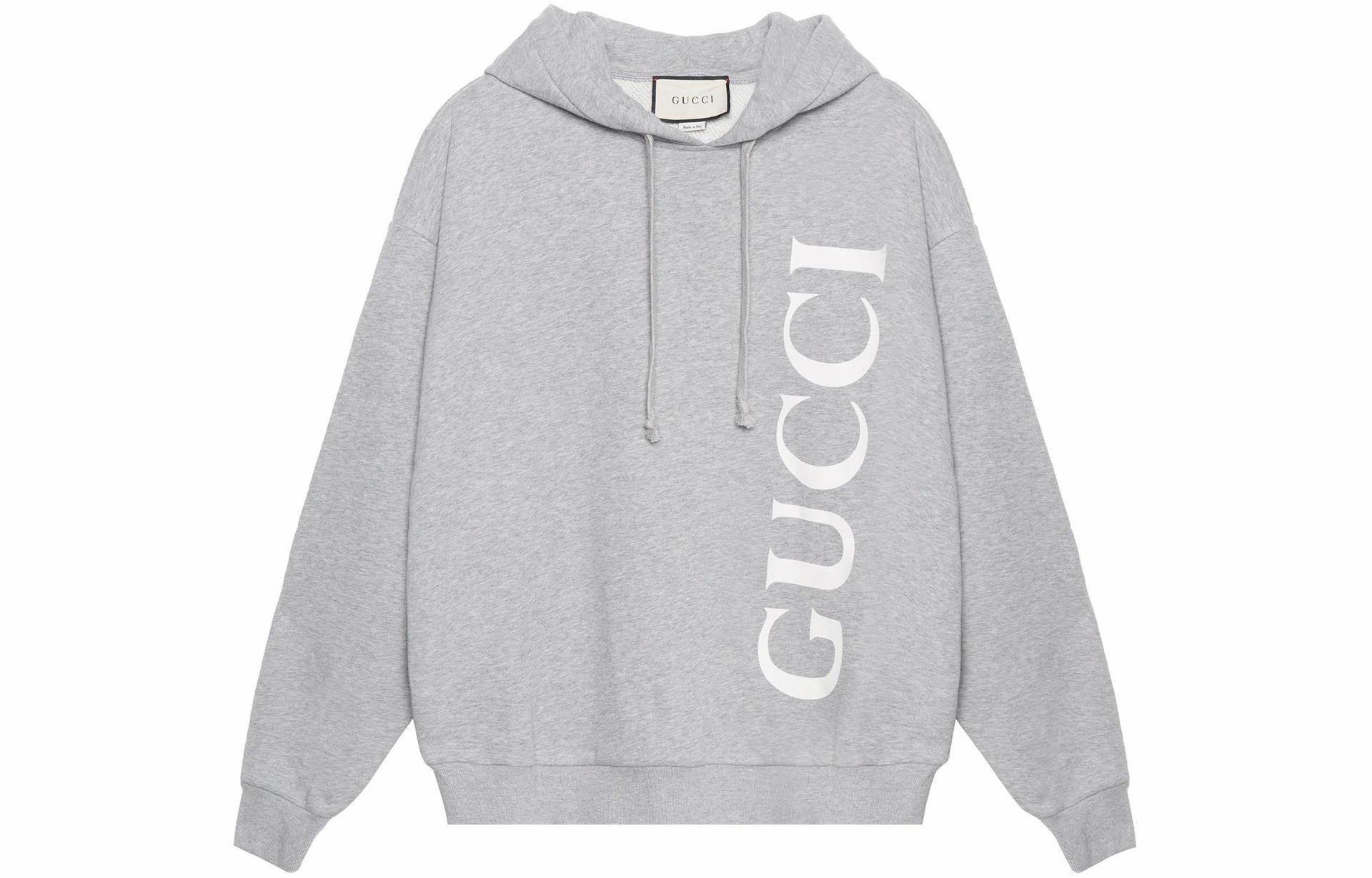 Худи Gucci Logo Hoodie Grey
