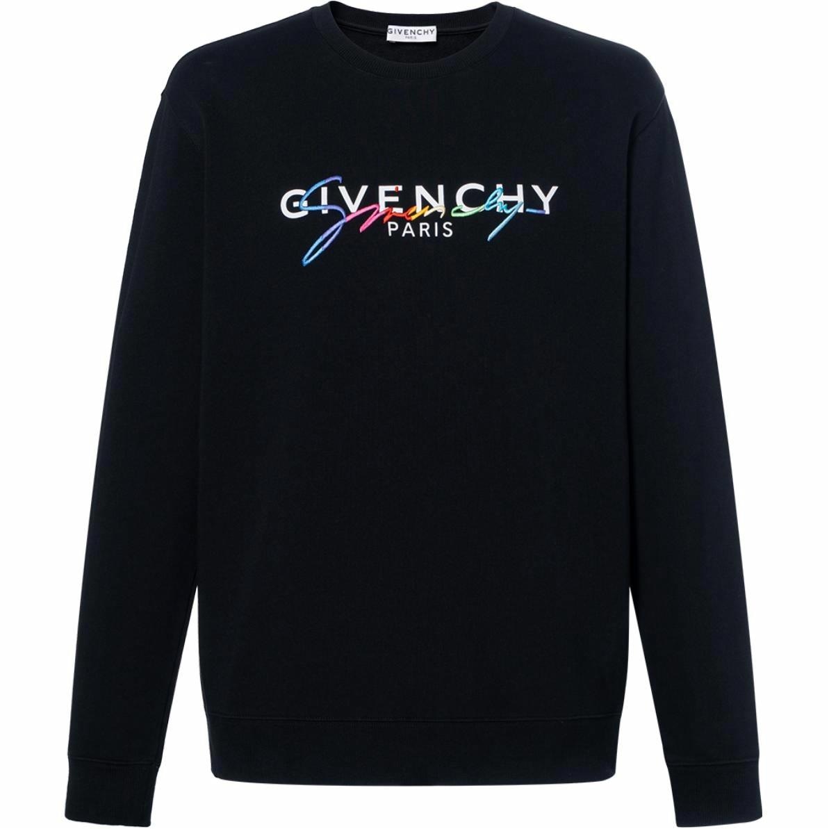 Givenchy/纪梵希 Givenchy Logo Crewneck Sweatshirt Black