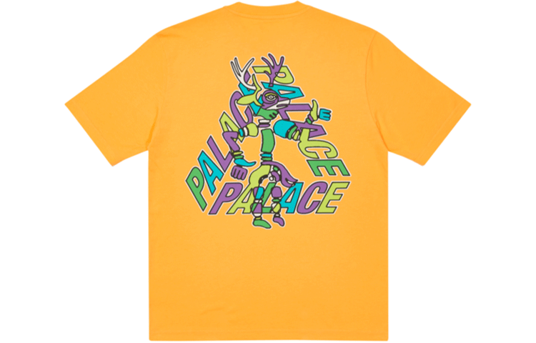 PALACE FW21 Ultimo B-sans T-shirt Light Orange LogoT