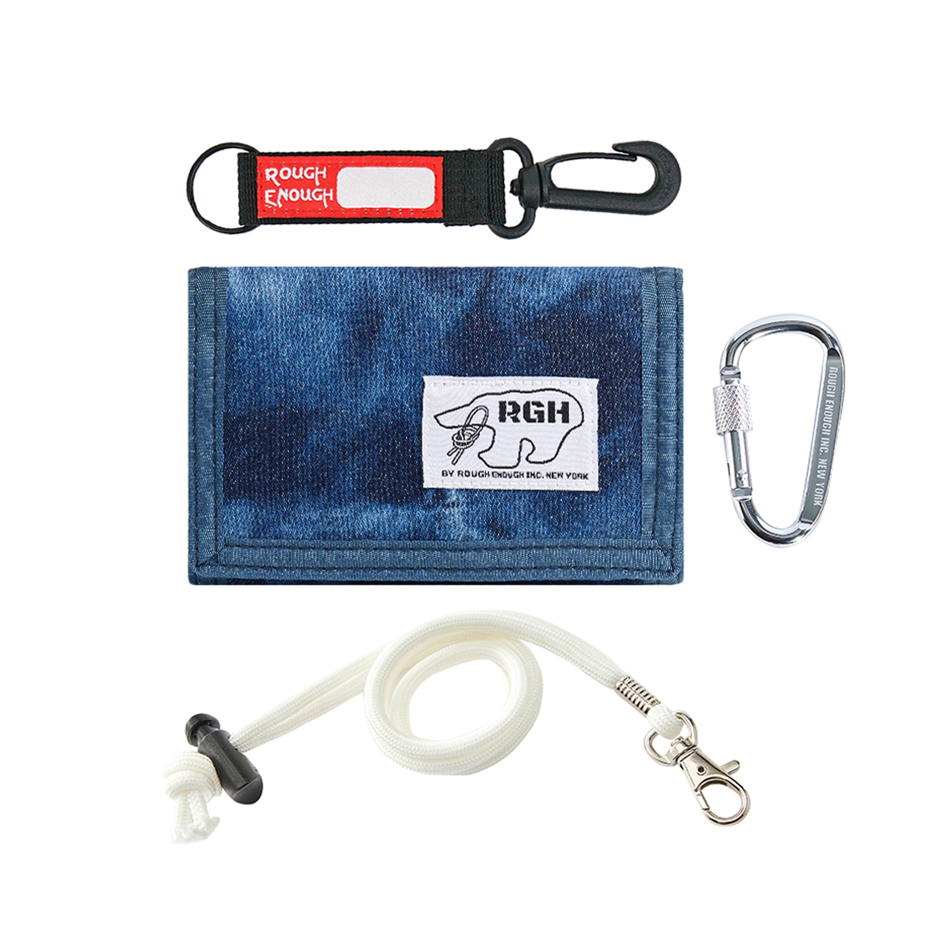 Rough Enough Denim Blue Wallet — фото 3