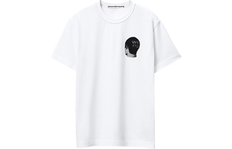 Alexander Wang SS22 Graphic Print T-Shirt Bright White