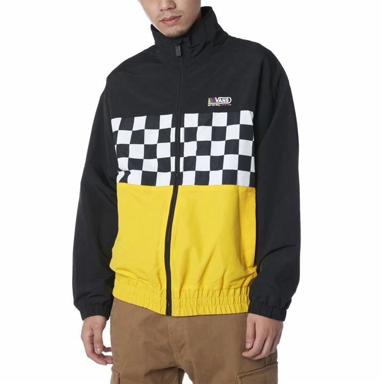 Vans Checkerboard Coach Jacket Lemon Yellow — фото 1