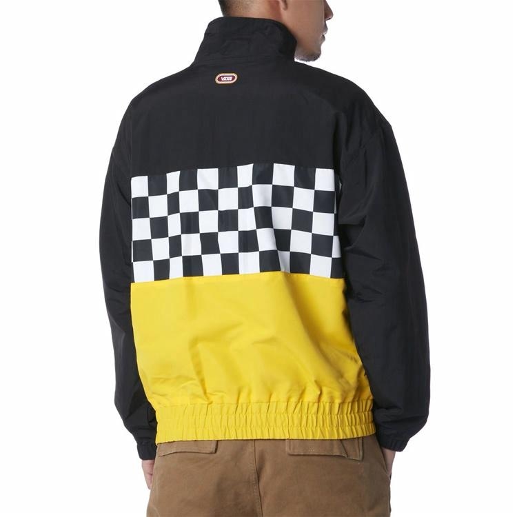 Vans Checkerboard Coach Jacket Lemon Yellow — фото 2