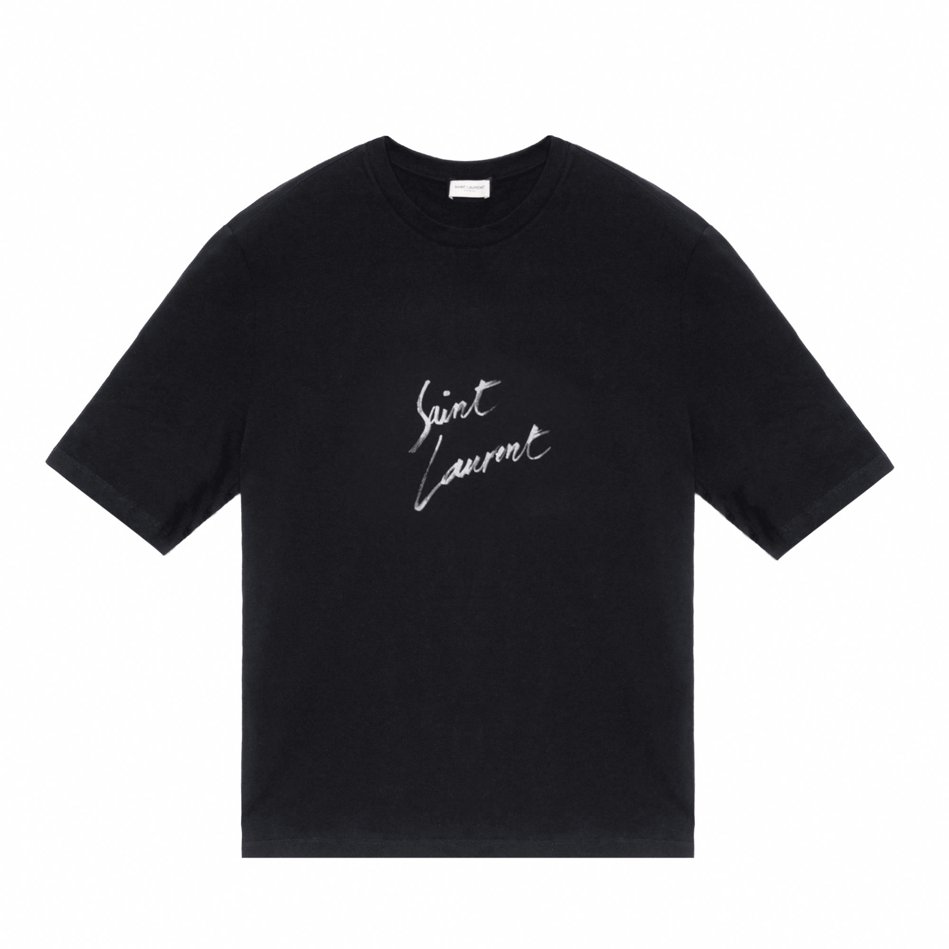 SAINT LAURENT/圣罗兰 Saint Laurent Printed T-Shirt Black