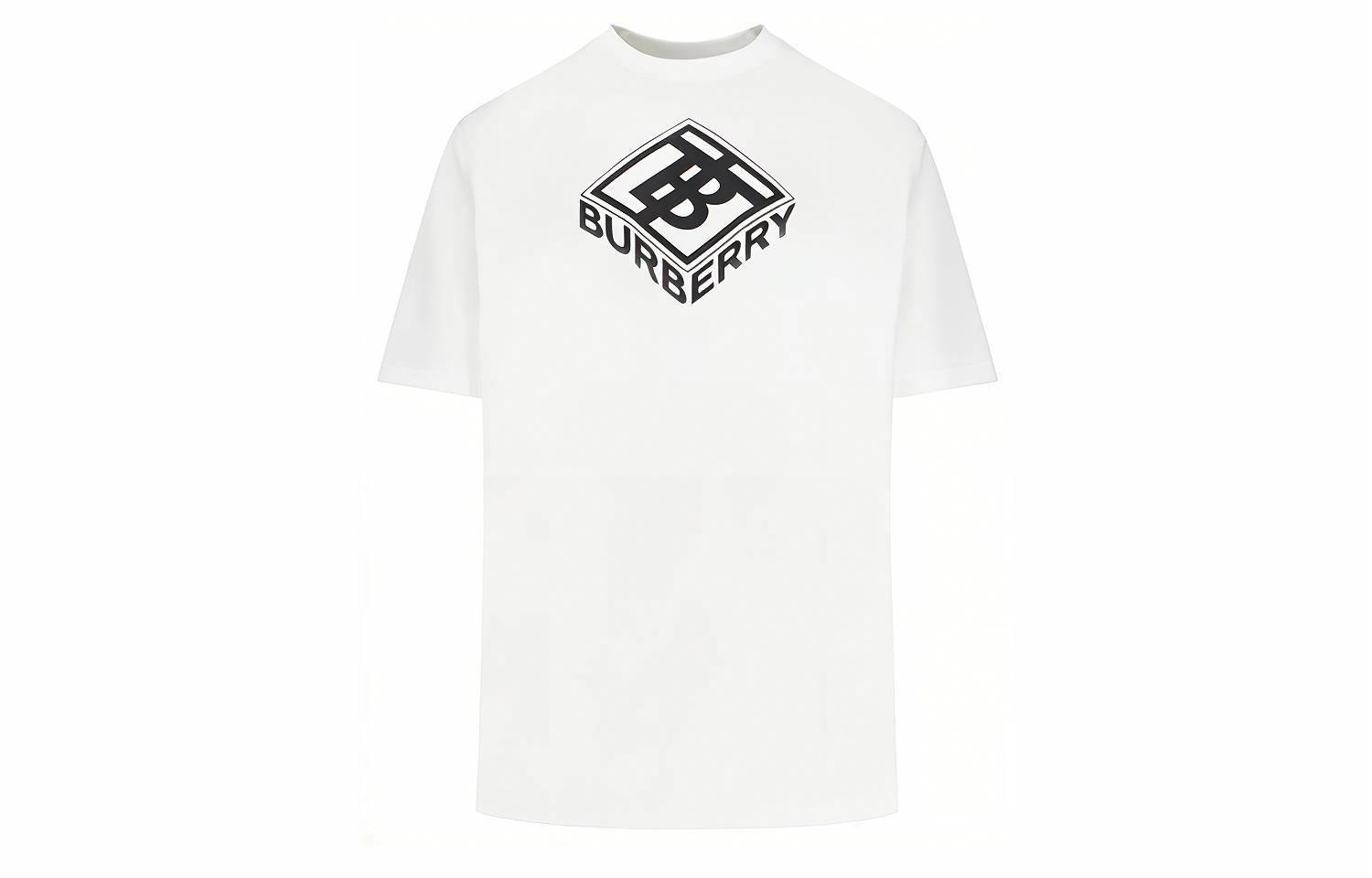 Burberry Logo Graphic Cotton Tshirt White