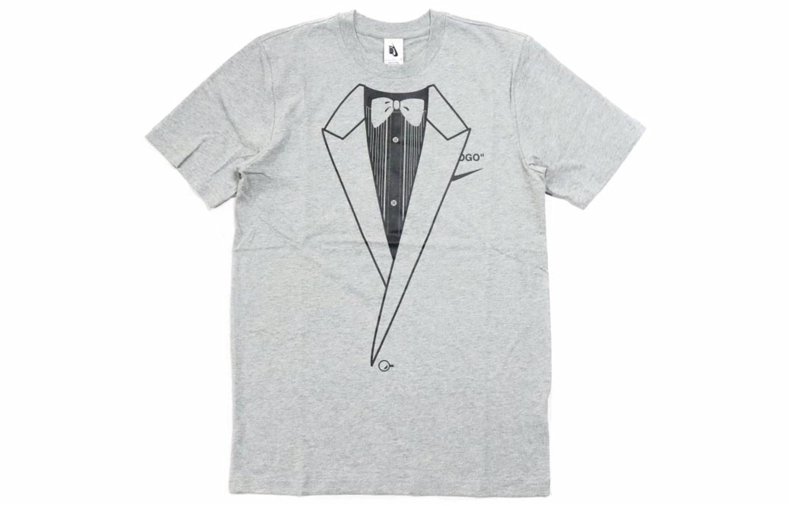 OFF-WHITE x Nike Eagle Logo T-Shirt Grey