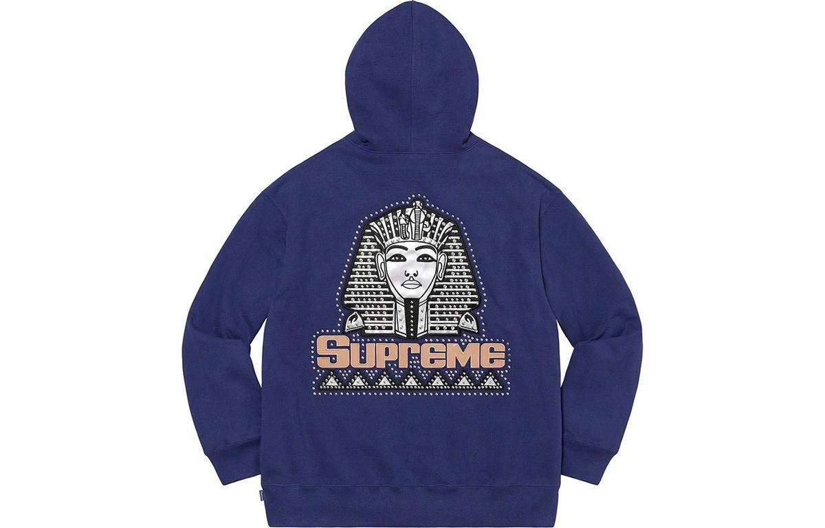 Supreme Pharaoh Studded Hooded Sweatshirt