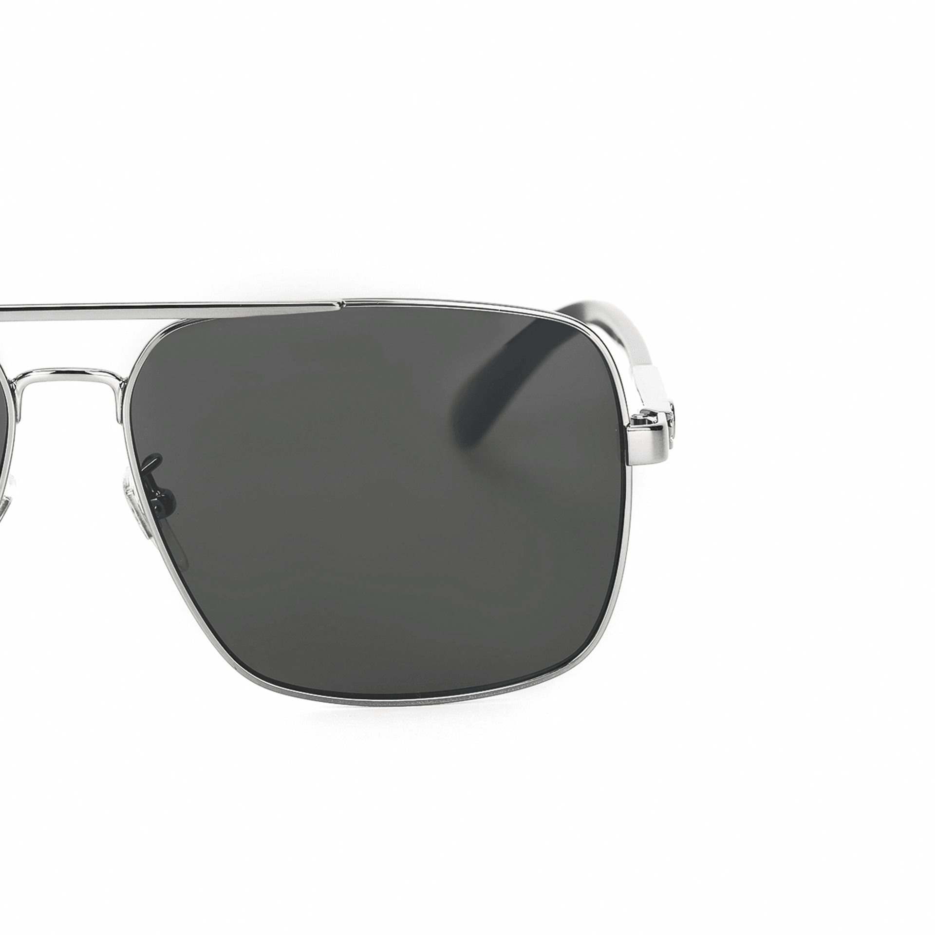 Gucci Rectangular Sunglasses Black — фото 4