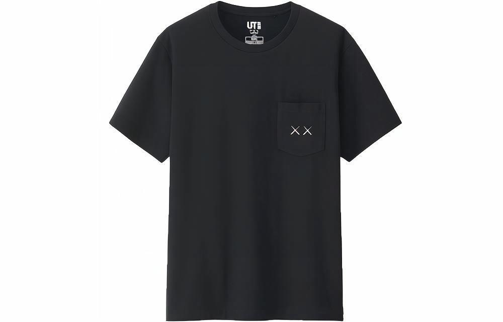 UNIQLO/优衣库 UNIQLO x Sesame Street x KAWS Black T-Shirt
