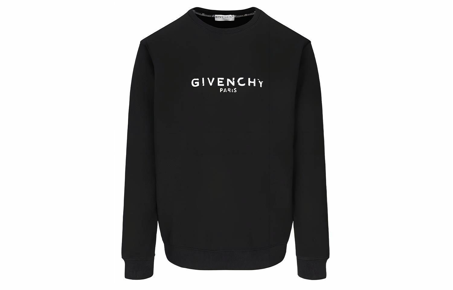 Givenchy/纪梵希 Givenchy Logo Crewneck Sweatshirt Black