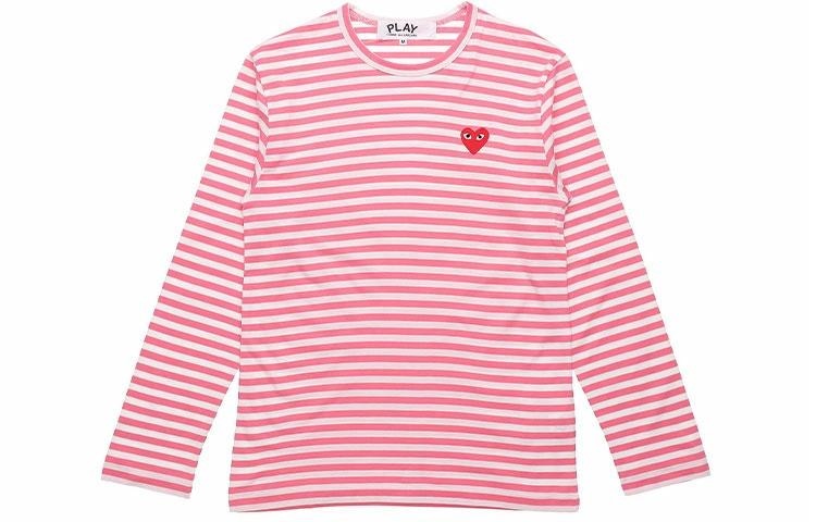 CDG Play Long Sleeve Pink