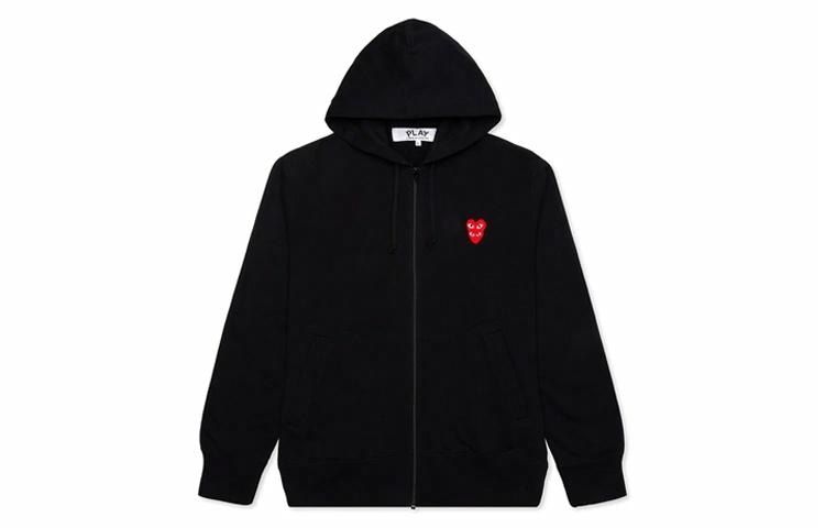 CDG Play Hoodie Black