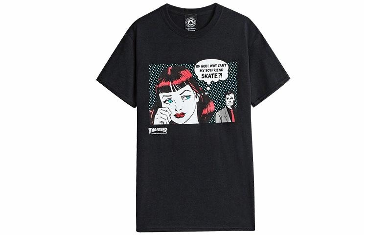 Thrasher Black Graphic Tee