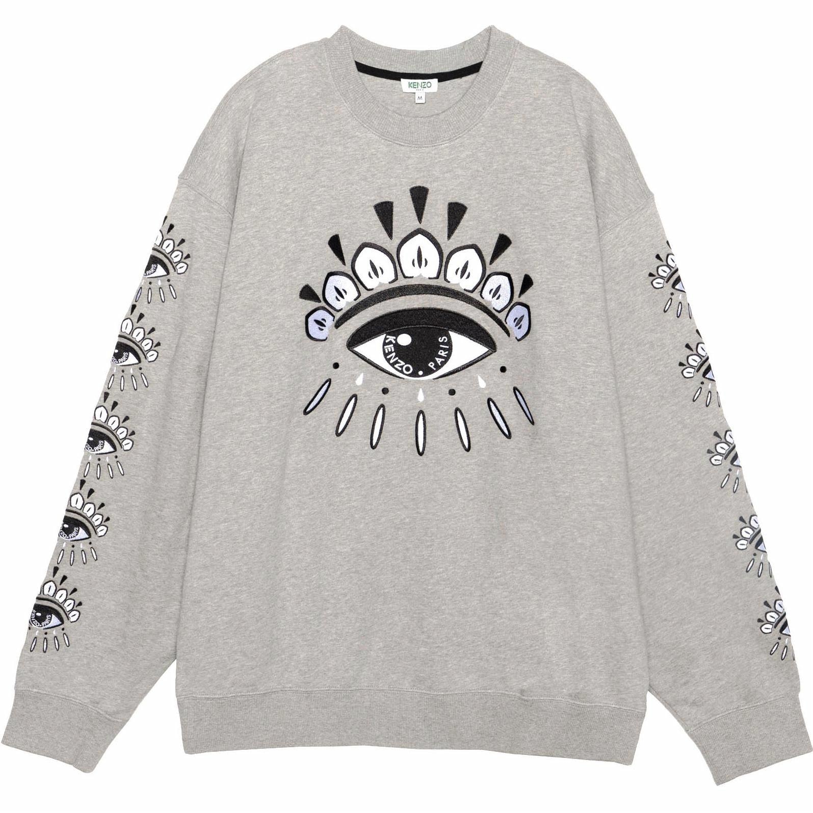 Худи KENZO Classic Grey Eye Sweatshirt