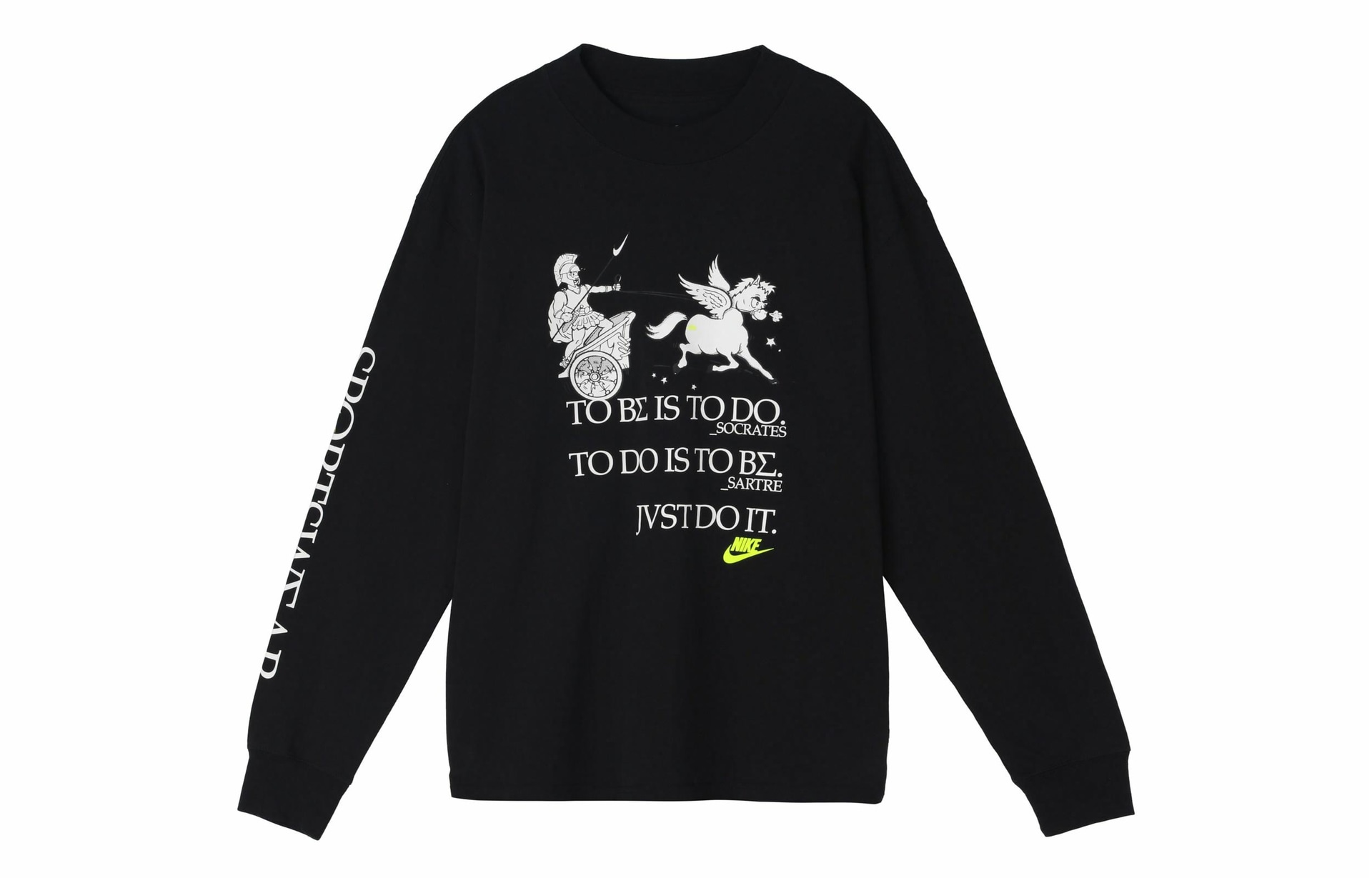 Худи Nike Sportswear Printed Crew Sweatshirt Black