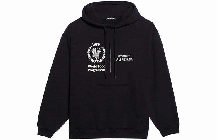 Balenciaga x WFP Hoodie Black