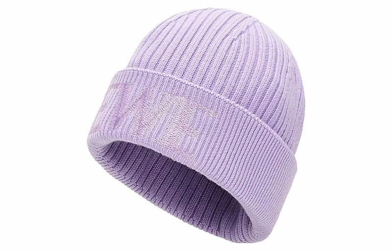 LOEWE Knitted Beanie Purple