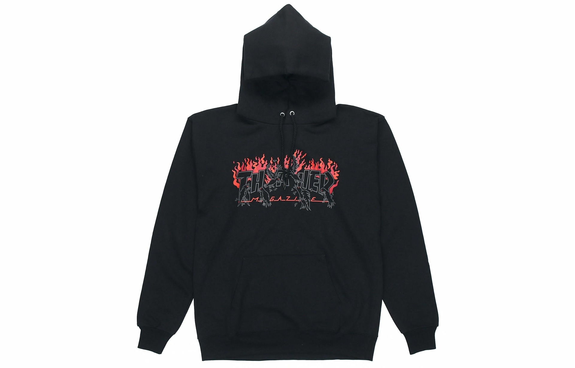 Thrasher Crows Flame Hoodie