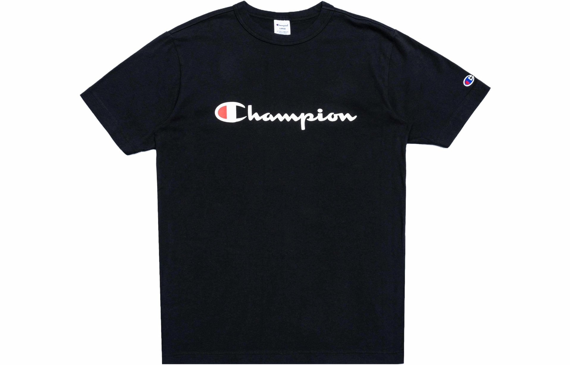 Champion Logo T-Shirt Black