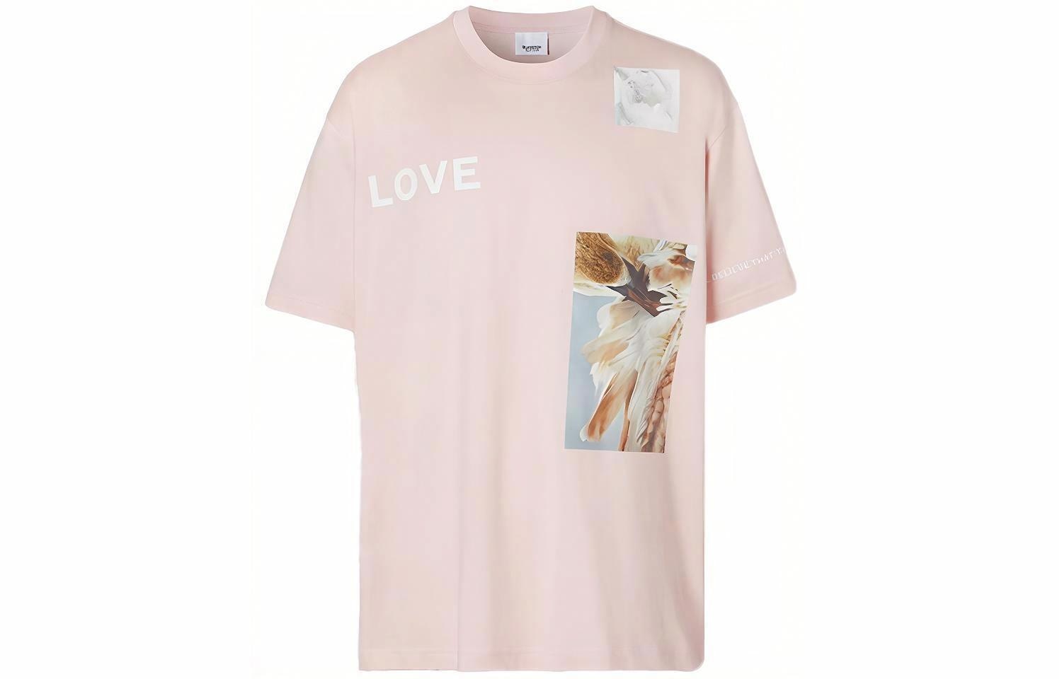 Burberry Logo Montage T-Shirt
