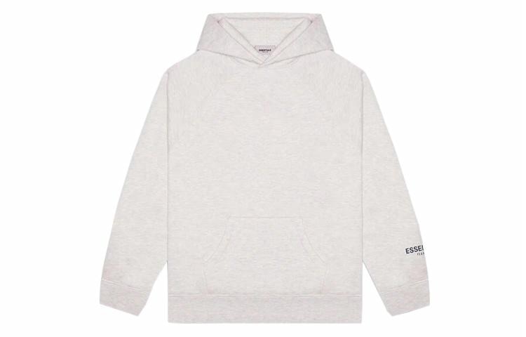 Fear of God Essentials FW20 Core Hoodie Heather Greylogo