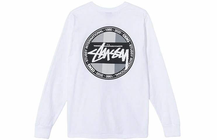 Stussy x CDG 40th Anniversary Logo Long Sleeve Tee — фото 3