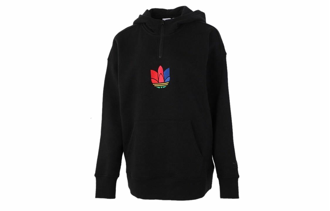 Худи adidas originals Trefoil Half-Zip Hoodie