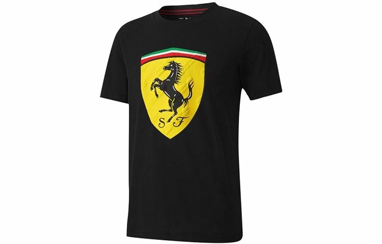 Футболка Puma Ferrari Race Big Shieldtee+ Black