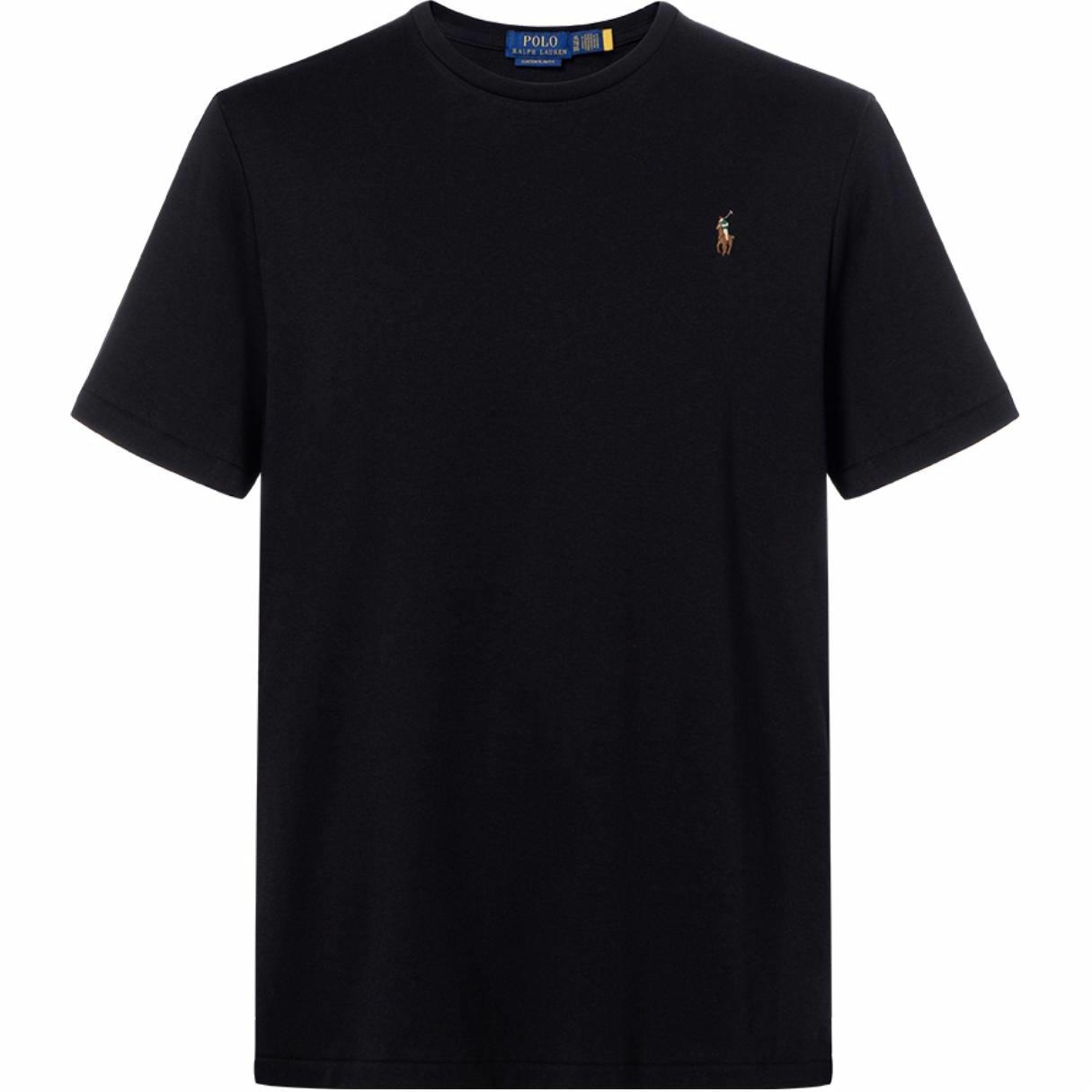 Polo Ralph Lauren Logo Crewneck T-Shirt Black