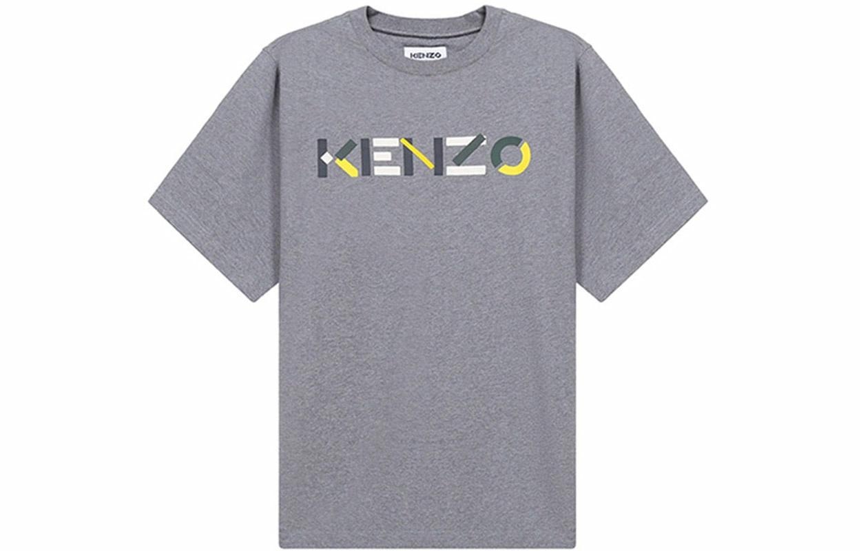 KENZO Logo Crewneck T-Shirt Grey