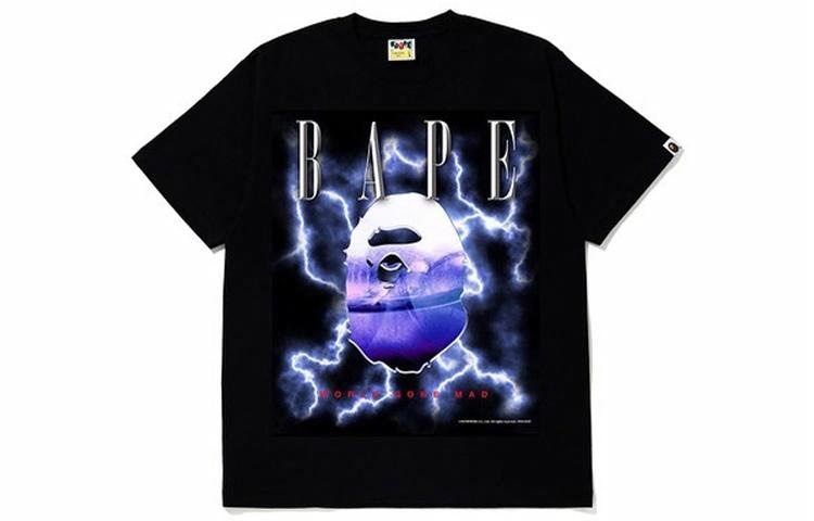 A BATHING APE BAPE LIGHTNING TEE