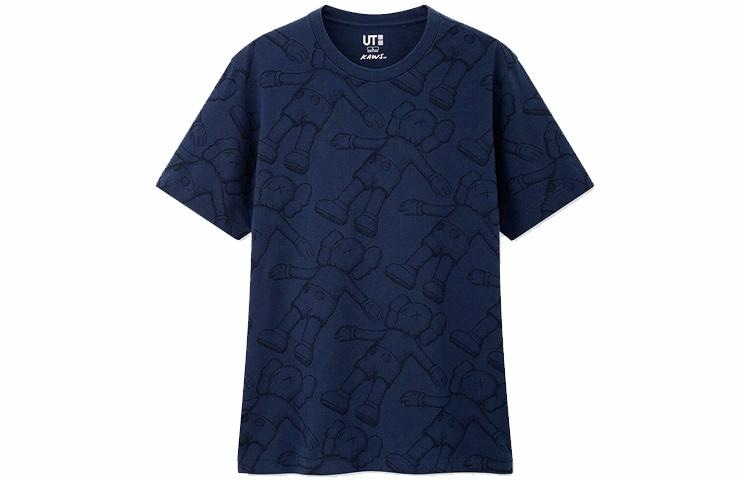 UNIQLO/优衣库 UNIQLO x KAWS Totem Print T-Shirt Navy