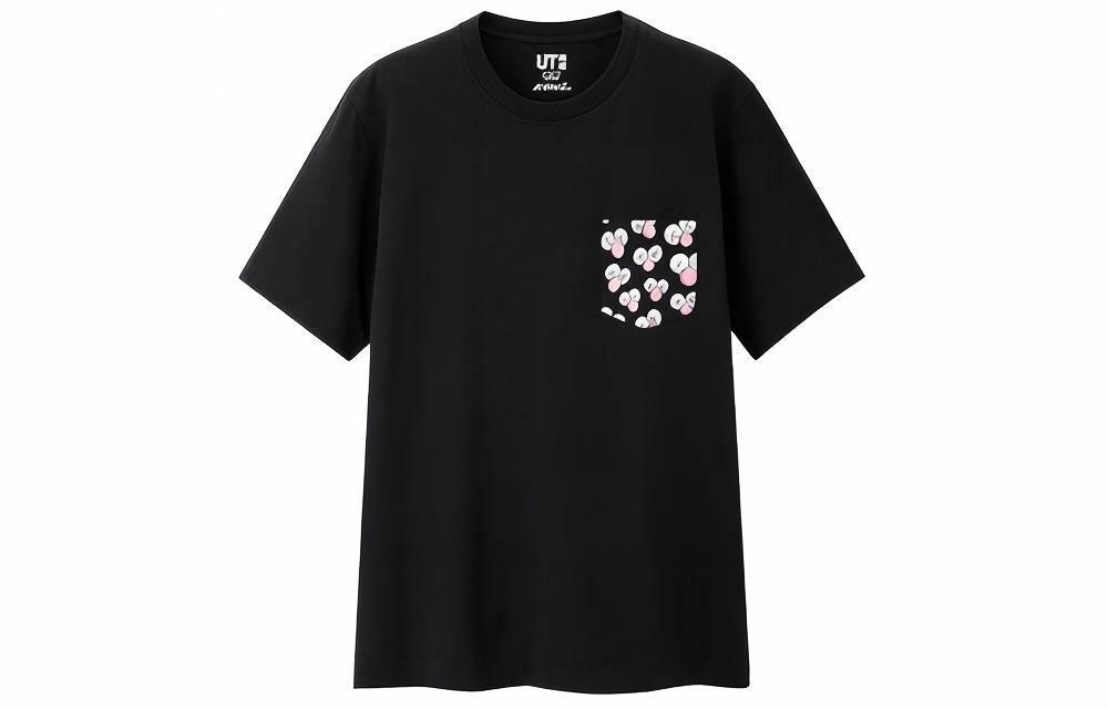 UNIQLO/优衣库 UNIQLO x KAWS Pocket Print T-Shirt Black