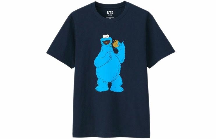 UNIQLO/优衣库 UNIQLO x KAWS x Sesame Street Cookie Monster Tee