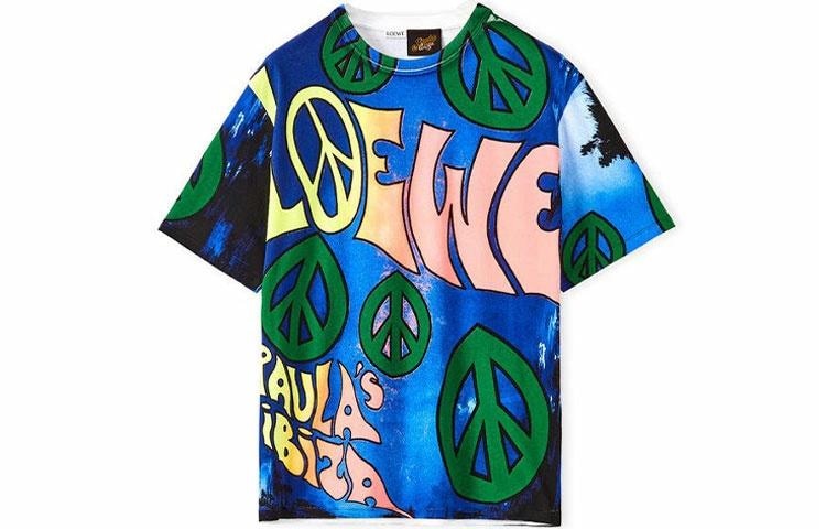 LOEWE Paula’s Ibiza SS22 T-Shirt Blue