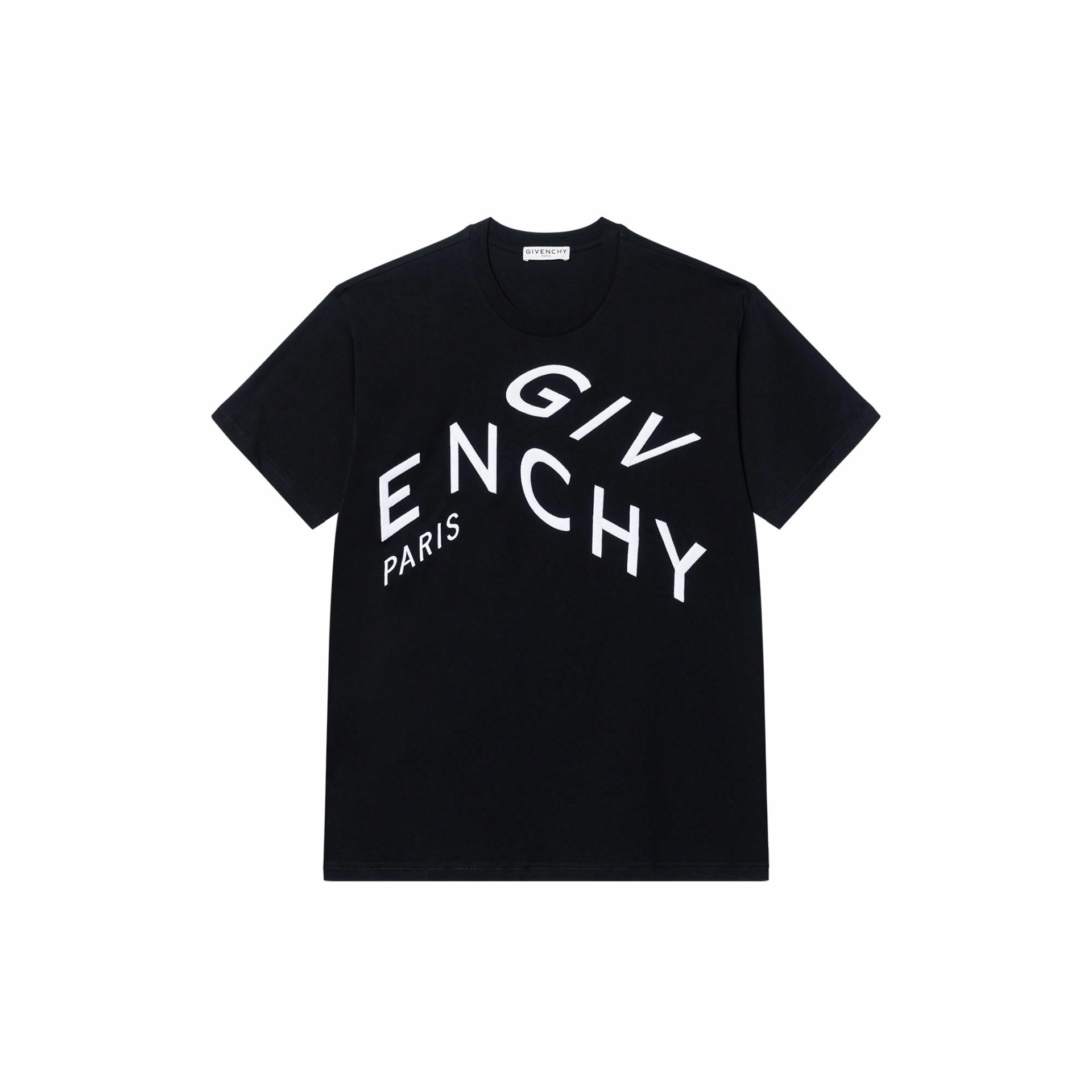 Givenchy/纪梵希 Givenchy Slim Embroidered T-Shirt Black