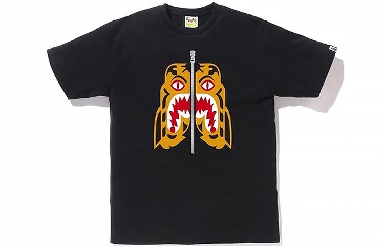 A BATHING APE Bape Tiger Black