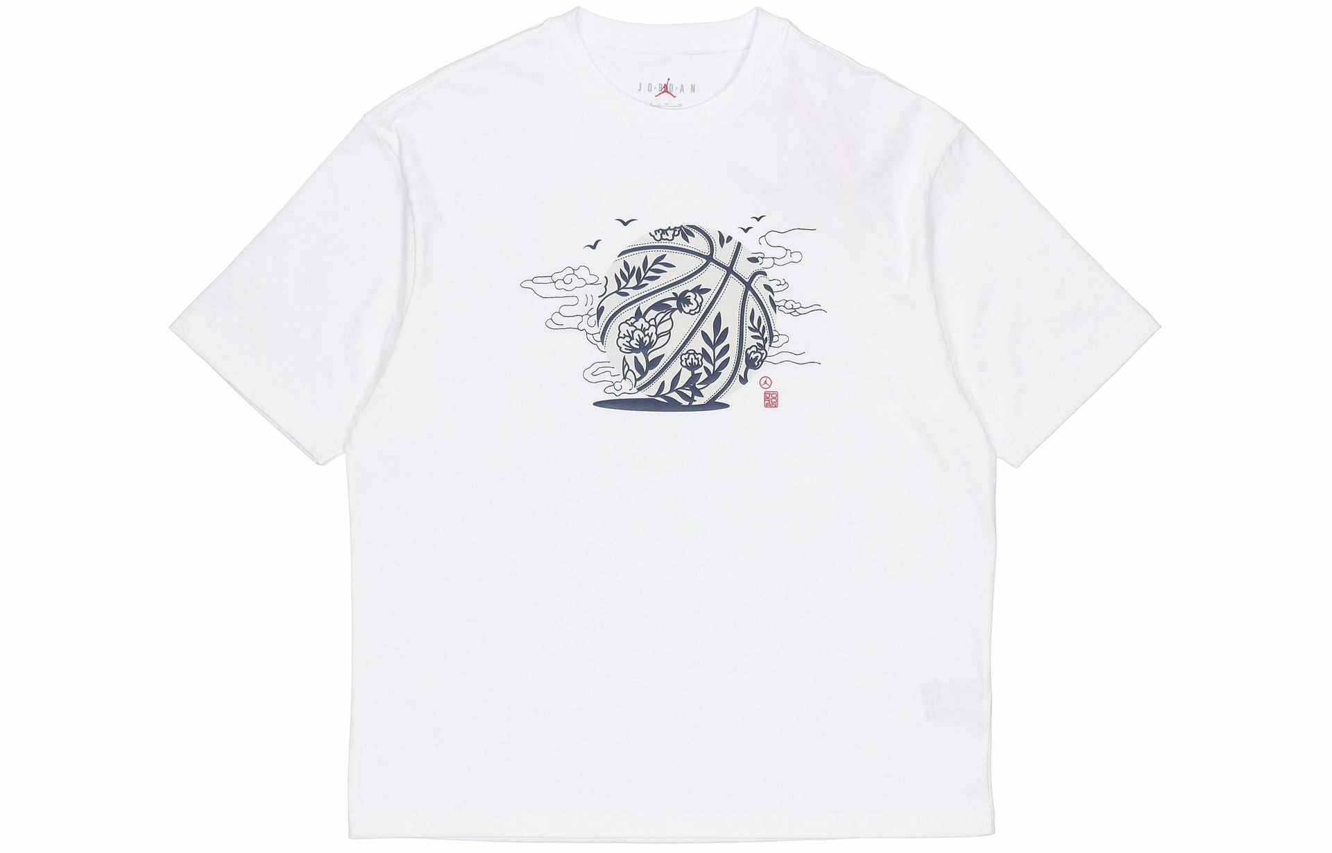 Футболка Jordan Printed Crewneck T-Shirt White
