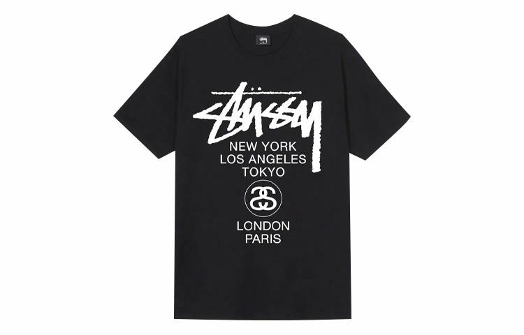 Stussy World Tour Tee Black
