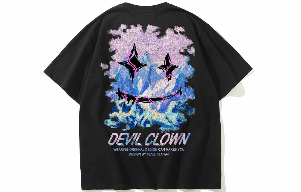 Футболка 木村三社 x devil clown T