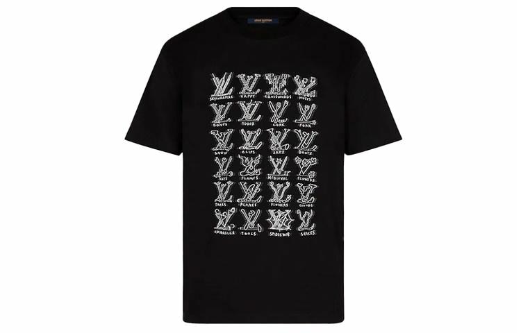 LOUIS VUITTON/路易威登 Louis Vuitton Logo T-Shirt Black