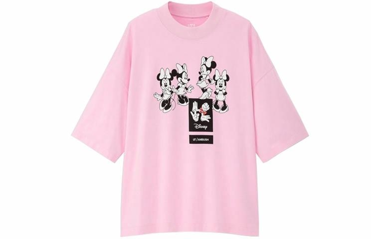 UNIQLO/优衣库 UNIQLO Mickey Print T-Shirt Pink