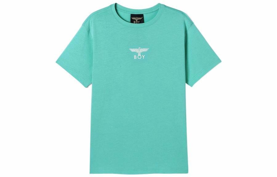 Boy London Eagle Print Crewneck T-Shirt Blue