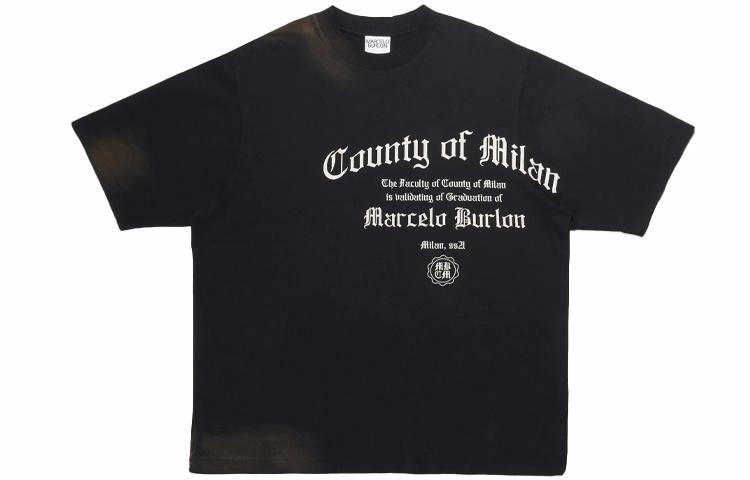 Футболка Marcelo Burlon County Of Milan Marcelo Burlon SS21 County Logo T-Shirt Black
