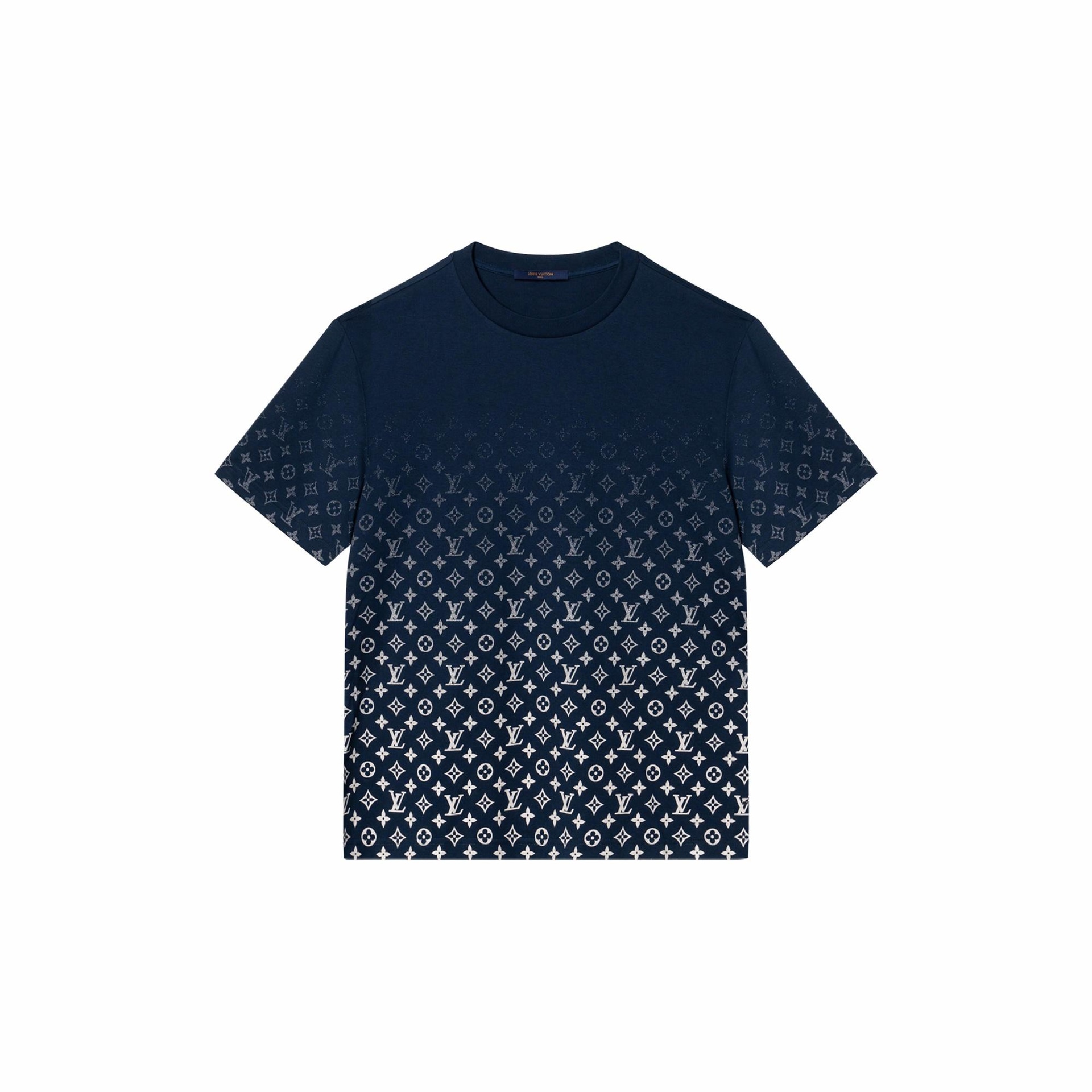 Футболка Louis Vuitton SS22 Monogram Gradient T-Shirt Blue