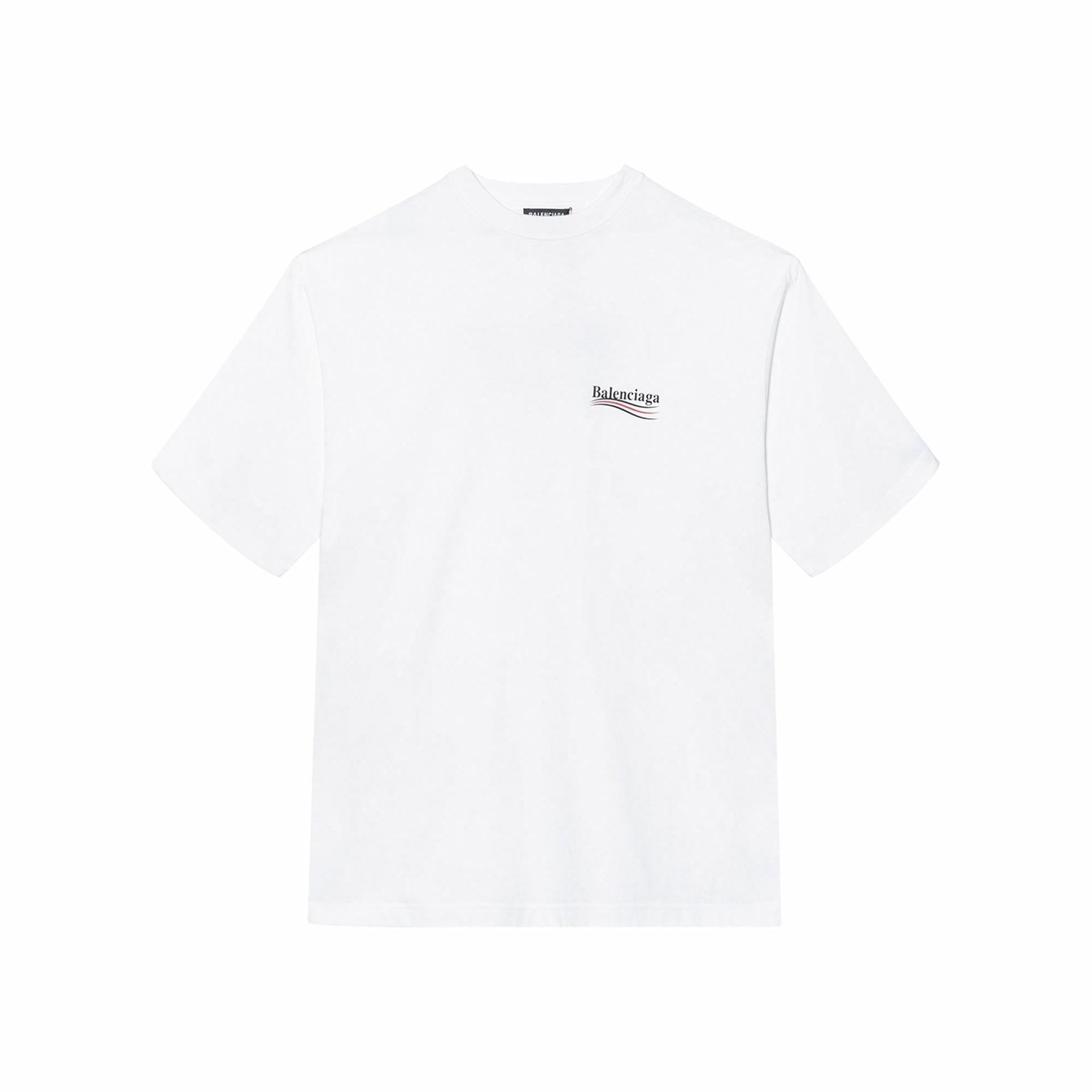 Balenciaga Political Campaign T-Shirt White