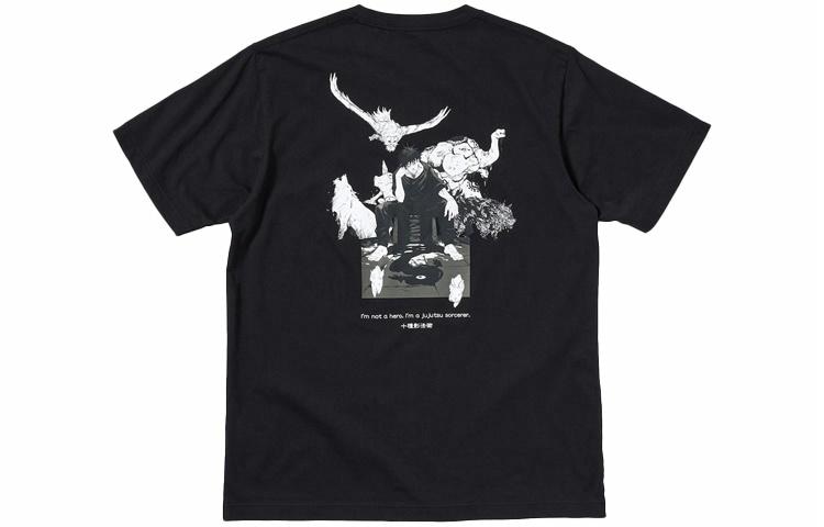 UNIQLO/优衣库 UNIQLO x Jujutsu Kaisen Black T-Shirt